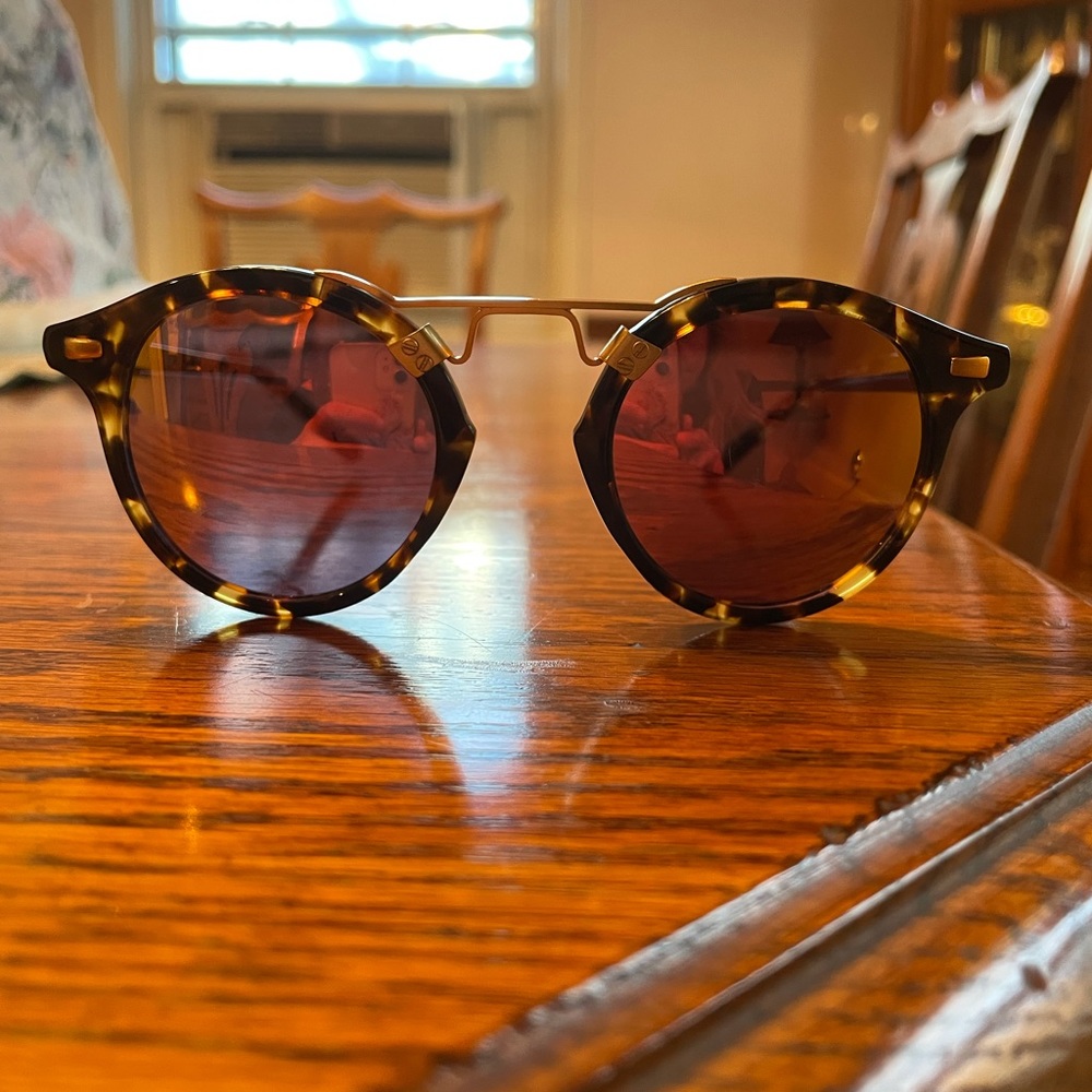 Krewe St Louis Sunglasses w/ Original Case, Box and Cloth
